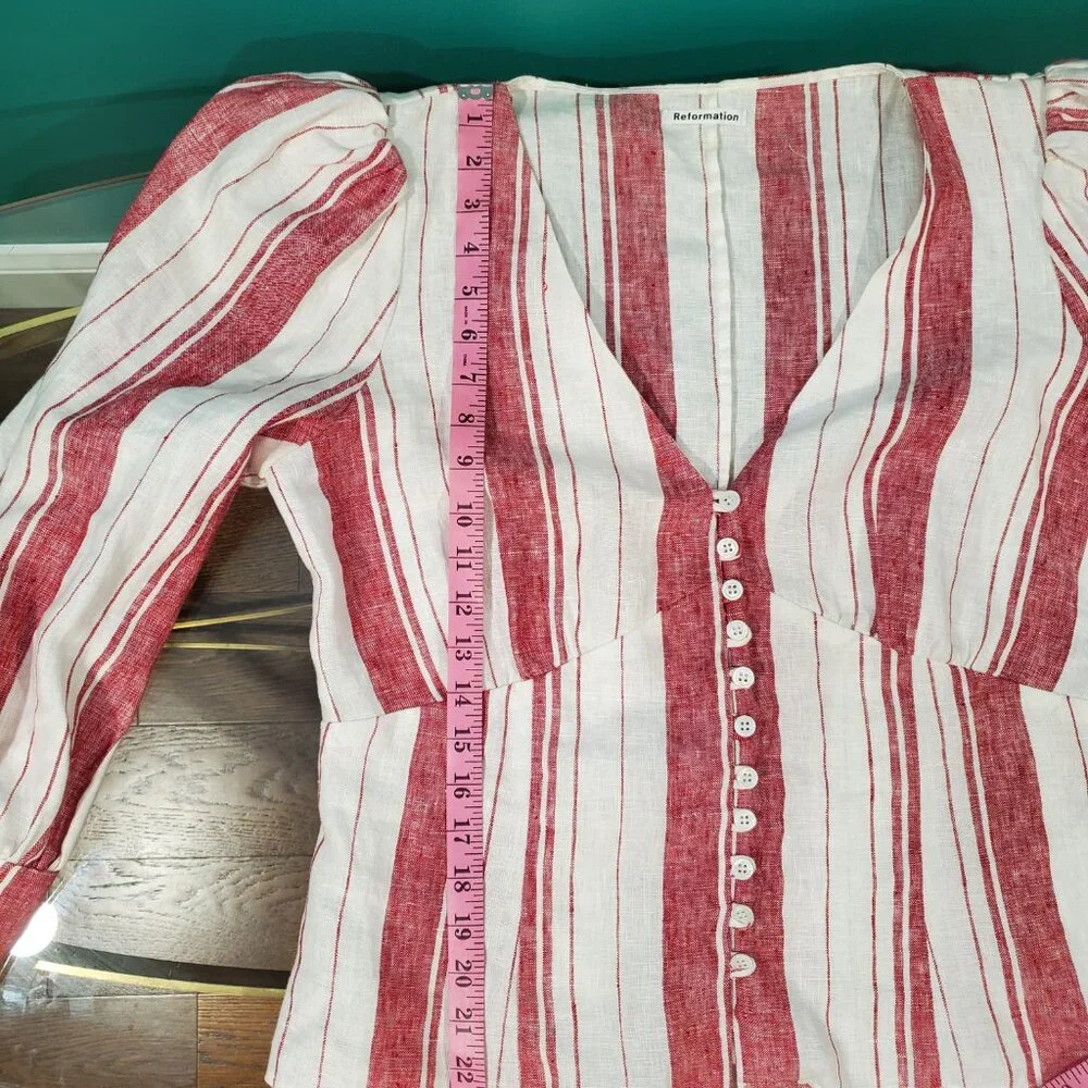 Reformation puff sleeves